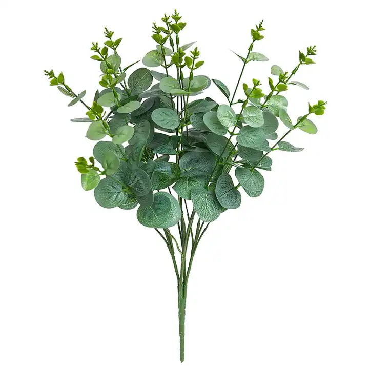 گل مصنوعی بوته اکالیپتوس خاکی سبز کد FA.